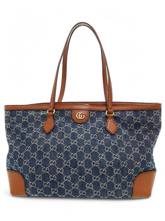 Tote Gucci Ophidia GG de Denim y Cuero