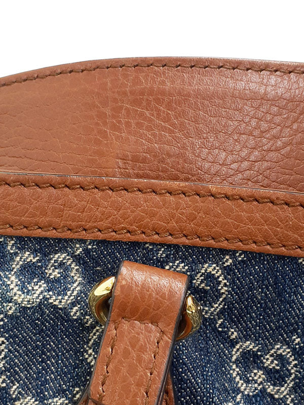 Tote Gucci Ophidia GG de Denim y Cuero