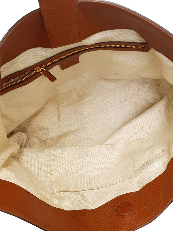 Gucci Ophidia GG Denim & Leather Tote — view 6