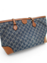 Gucci Ophidia GG Denim & Leather Tote view 4