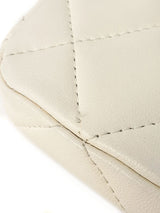 Chanel Matelassé Mini Chain Blanc view 7