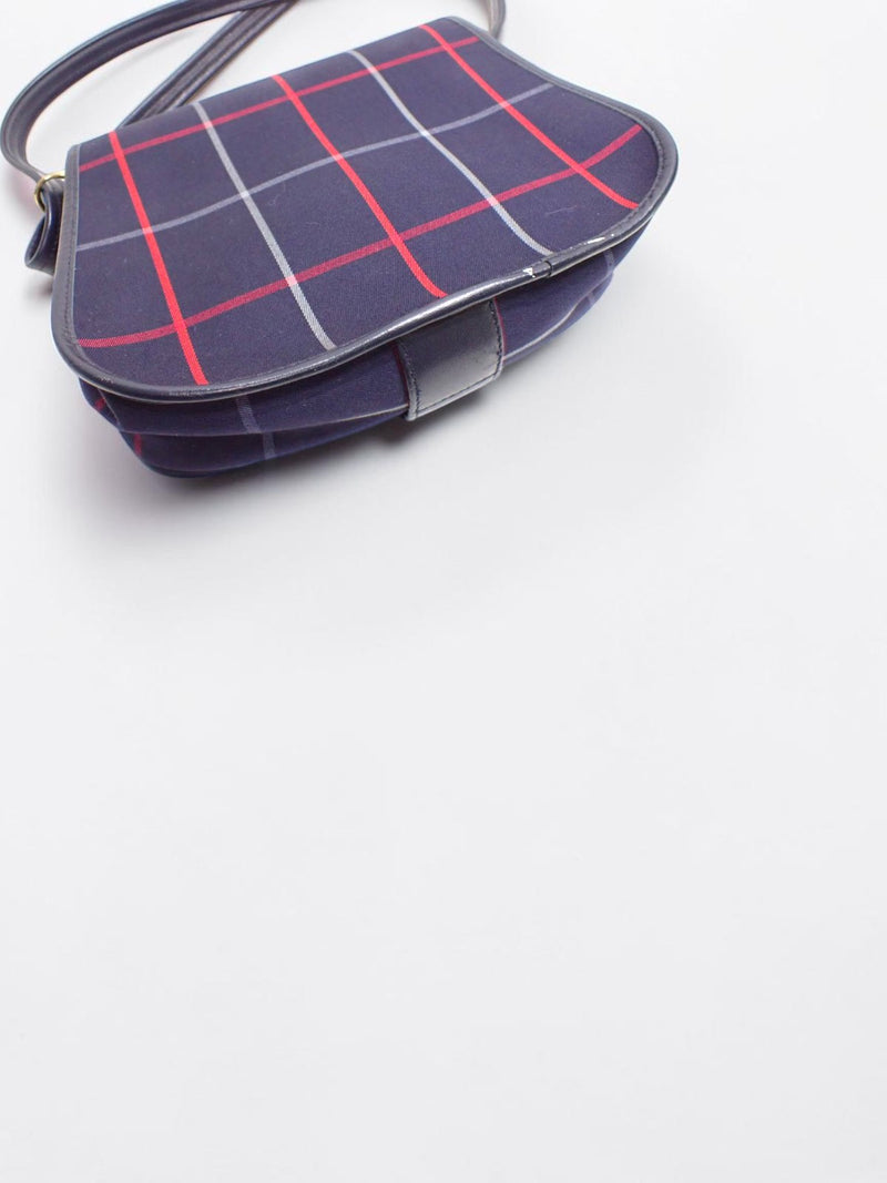 Burberry Vintage Crossbody Navy Check - Detail 4