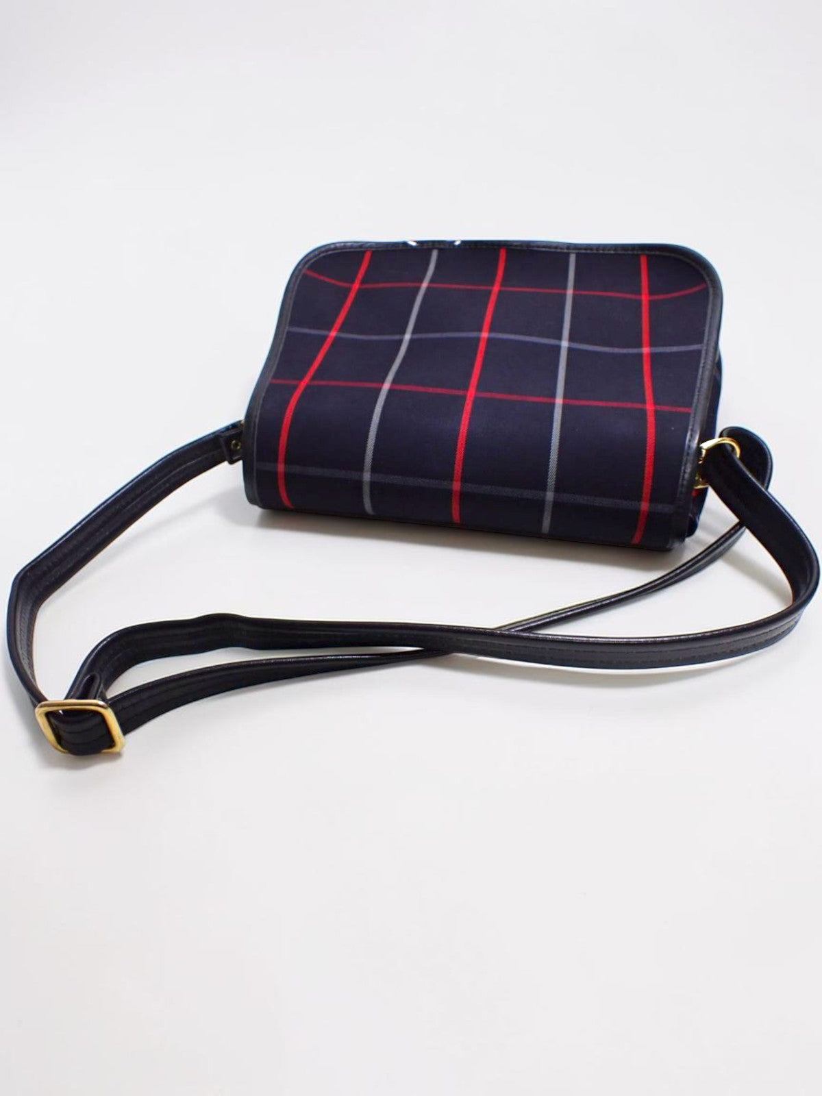 Burberry Vintage Crossbody Navy Check - Detail 6 — view 6