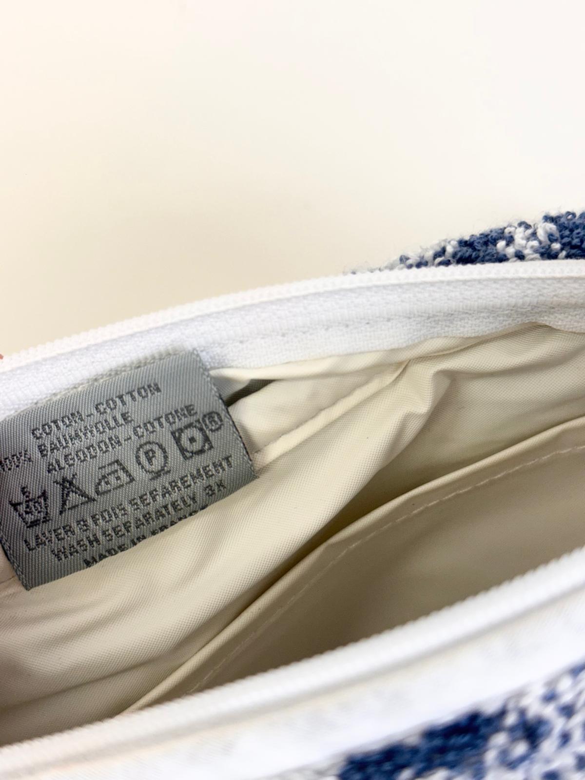 Dior Trotter Pile Boston Bag Blue - Detail 10 — view 10
