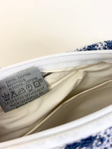 Dior Trotter Pile Boston Bag Blue - Detail 10 view 10