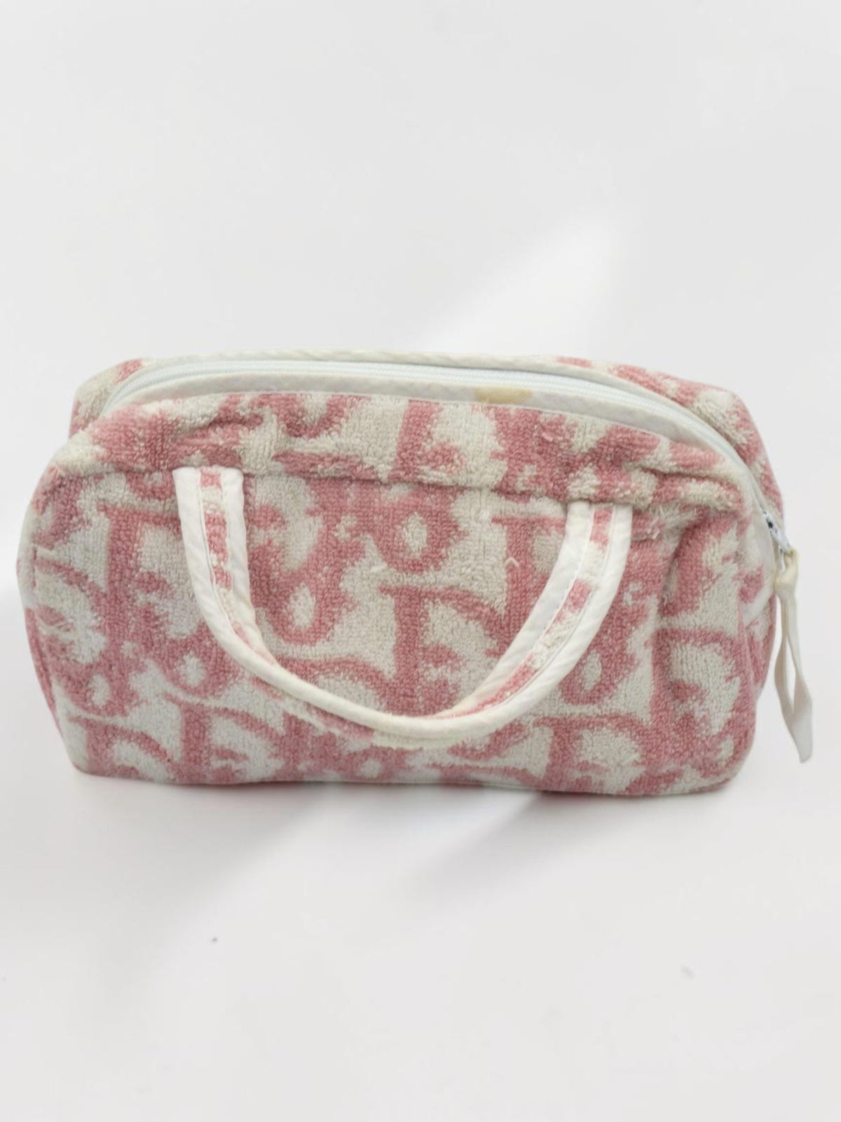 Christian Dior Trotter Pile Handbag Pink - Detail 2 — view 2