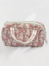 Christian Dior Trotter Pile Handbag Pink - Detail 2 view 2