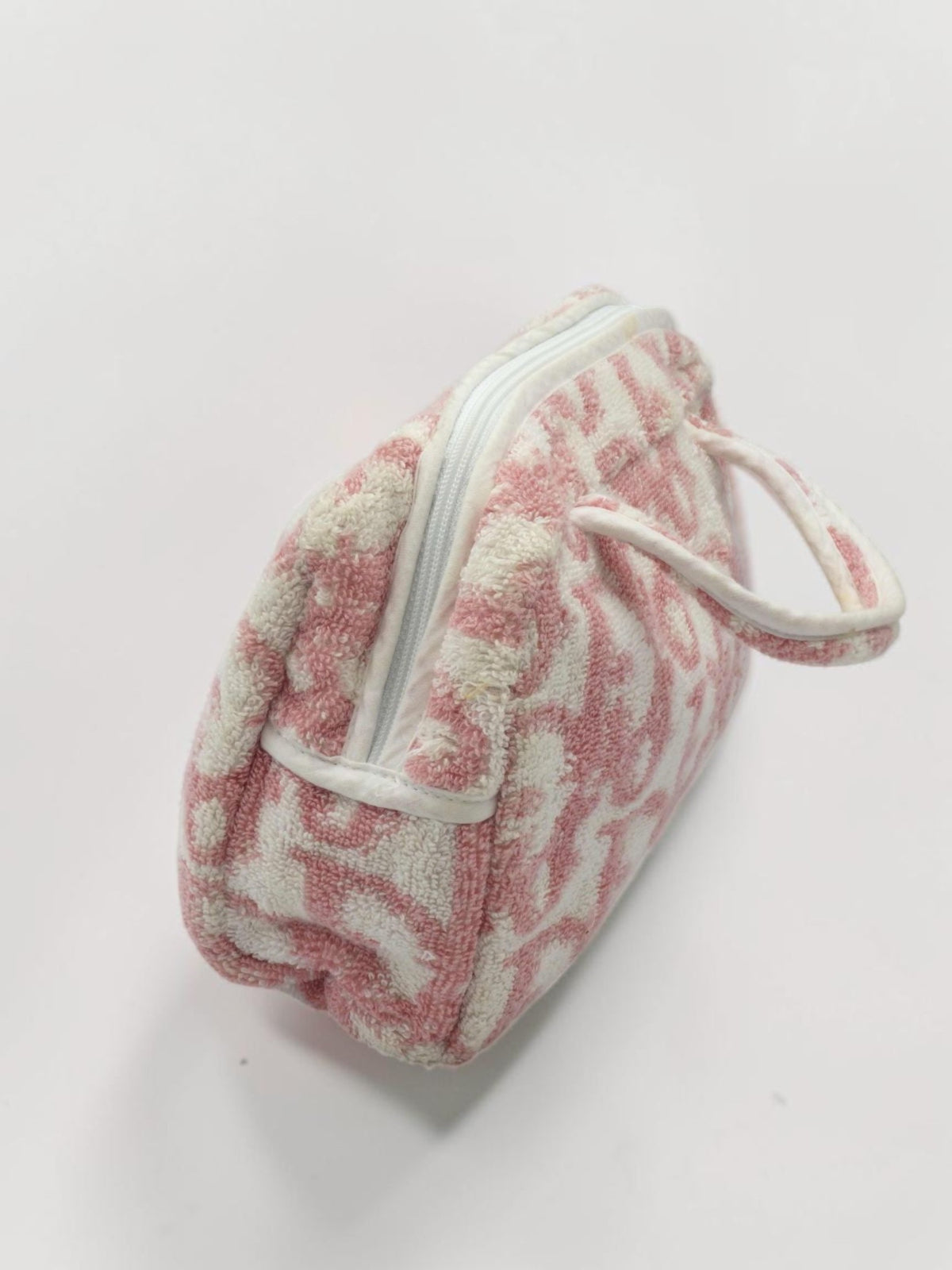 Christian Dior Trotter Pile Handbag Pink - Detail 3 — view 3