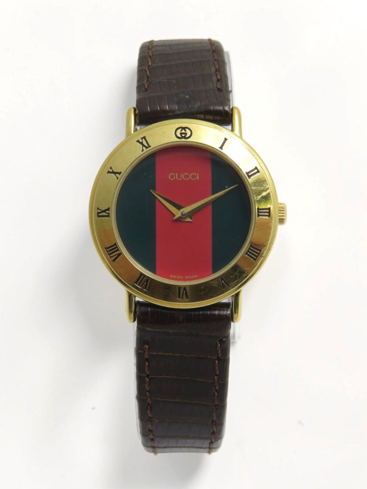 Gucci 3000.2.L Sherry Line Ladies Watch - Front View — view 1