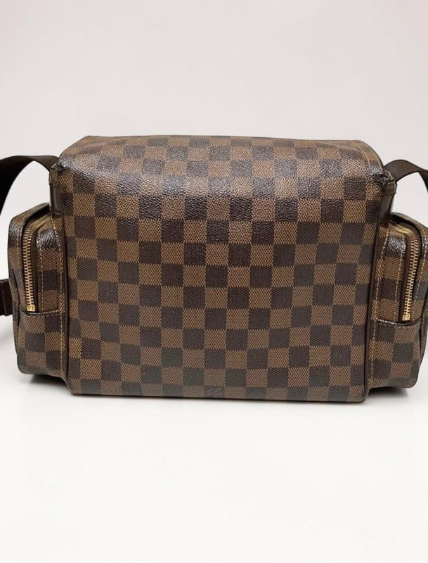 Louis Vuitton Melville Reporter Damier Ebene - Back View — view 2