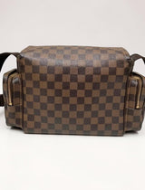 Louis Vuitton Melville Reporter Damier Ebene - Back View view 2