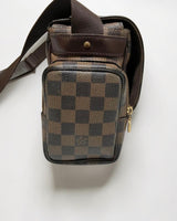 Louis Vuitton Melville Reporter Damier Ebene - Top View view 5