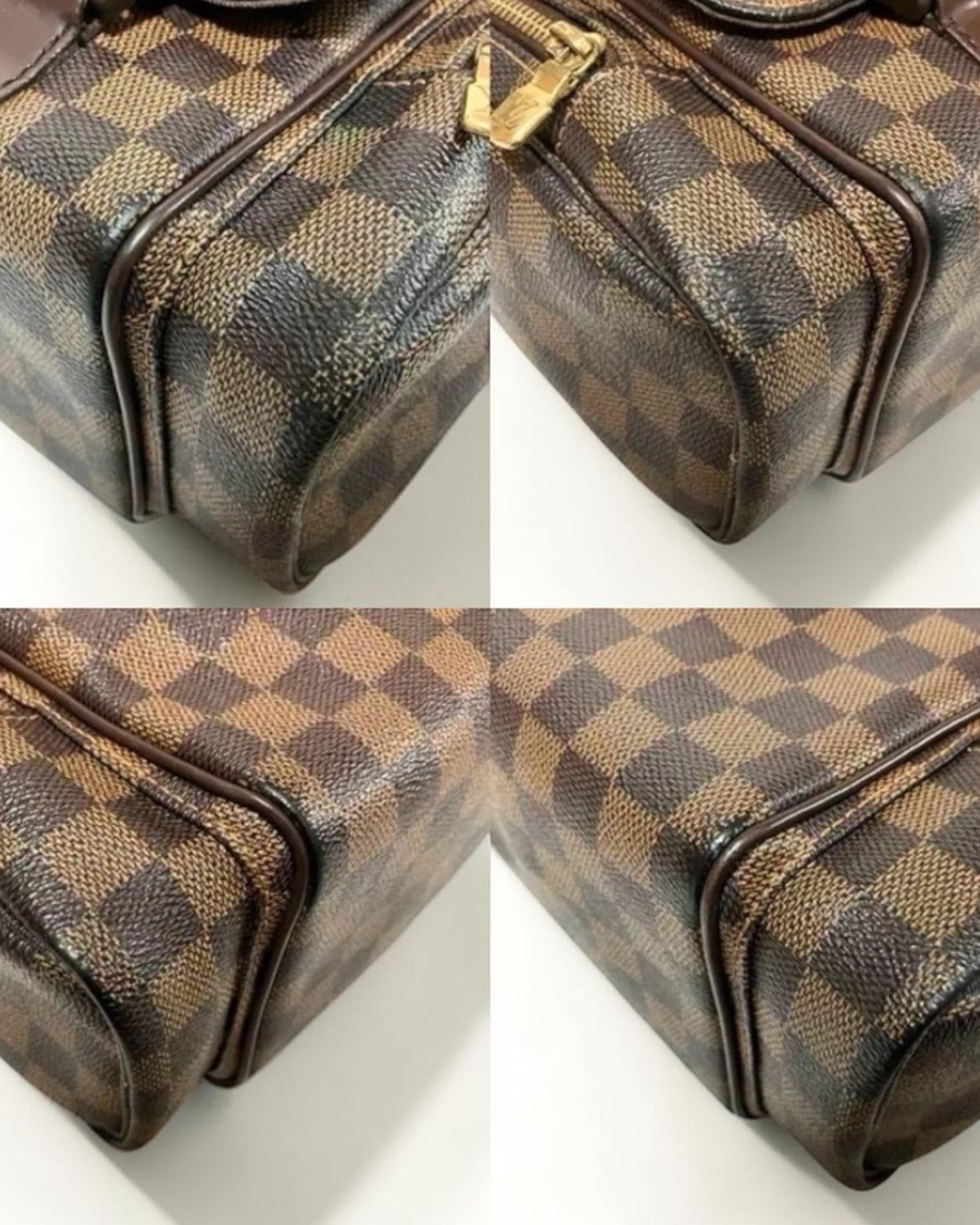 Louis Vuitton Melville Reporter Damier Ebene - Corner Condition Detail — view 6