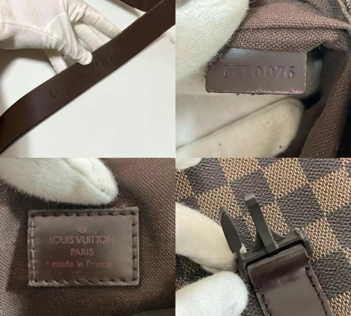 Louis Vuitton Melville Reporter Damier Ebene - Date Code and Stamp — view 8
