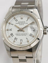 Rolex Oyster Perpetual Date 69190 Ladies Roman - Detail 2 view 2