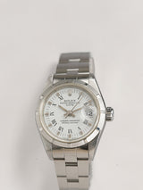Rolex Oyster Perpetual Date 69190 Ladies Roman - Detail 4 view 4